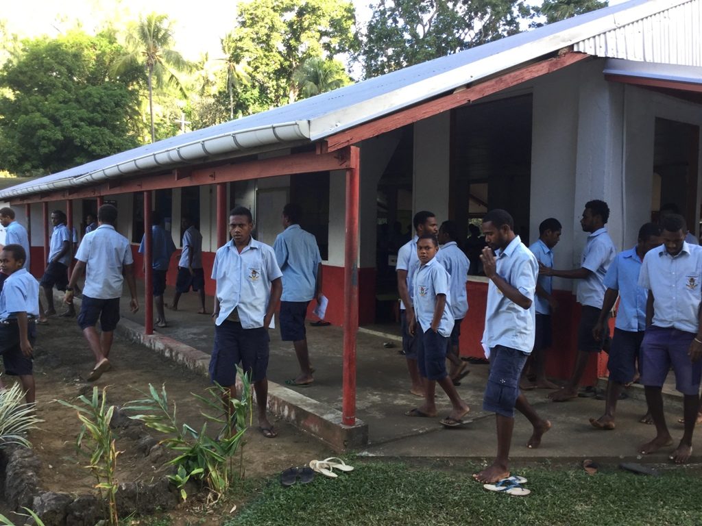 Solar donation for school on Ambae